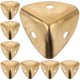thumbnail image 1 of unbranded 8Ud Protector De Esquinas Para Muebles En Metal Dorado Resistente Y Decorativo Para Cajones, 1 of 6