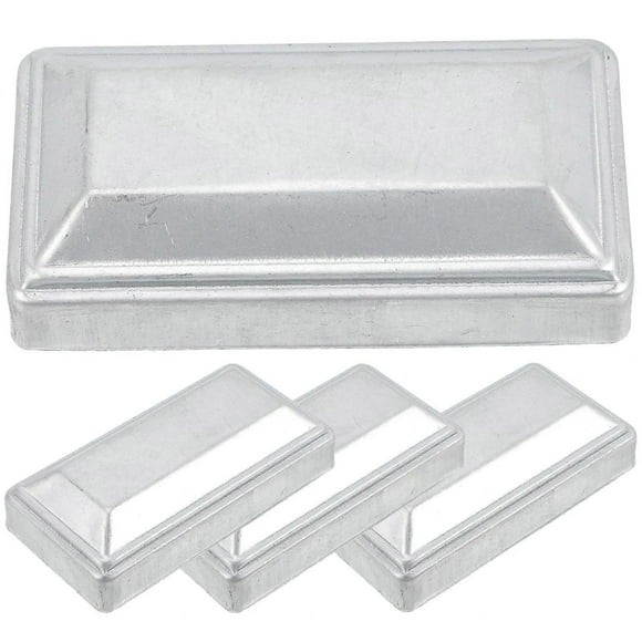 pcs Post Caps Decorative Fence Post Caps Replacement Rectangular Post Protectors