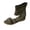 Green, variant on Womens Open Toe Boots Faux Suede Dressy Strappy No Heel Sandals Zip Up Ankle Booties Designer Flats Footwear