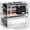 2PK Small, variant on Sorbus 2-Pack Small Stackable Storage Bins, Metal Frame, Clear Collapsible Bags, Zipper