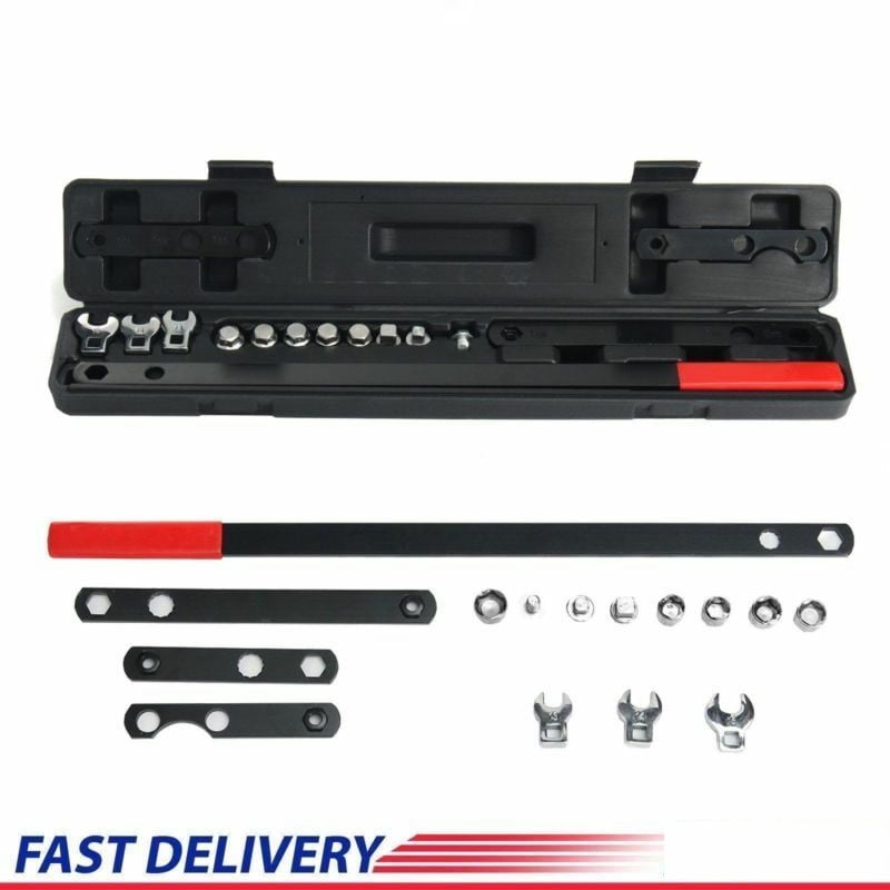 16pcs Wrench Serpentine Belt Tension Tool Kit Automotive Repair Service