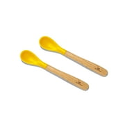 Infant Spoons Small Scoop | Bamboo & Silicone