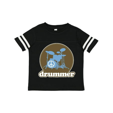 

Inktastic Cool Brown Retro Drummer Gift Toddler Boy or Toddler Girl T-Shirt