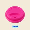 thumbnail image 1 of 2 Sizes Universal Reusable Silicone Cup Cover Fresh Lids Insulation Anti-Dust Cup Cover Coffee Mug Lid Suitable For 8.5-9cm, 1 of 6