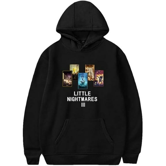 Little Nightmares 3 Hoodies Long Sleeve Sweatshirts Unisex Fashion Game Hoodie Casual Streetwear