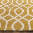 thumbnail image 4 of SAFAVIEH Cedar Brook Dubhan Geometric Cotton Area Rug, Citron/Ivory, 9' x 12', 4 of 6