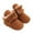 Brown, variant on Fozruso Baby Boy Girl Boots Shoes Winter Snow Bowknot Soft Sole Warm Toddler Prewalker Booties,Sizes 4(0-6 Months)