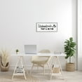 thumbnail image 2 of Stupell Home Décor Industries Underestimate Me That'll Be Fun Wood Plank Pattern, 10 x 24, Designed by Daphne Polselli, 2 of 7