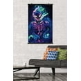 thumbnail image 2 of Wumples - Neon Skeleton Wall Poster, 22.375" x 34", 2 of 5
