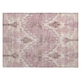 thumbnail image 2 of Addison Rugs Chantille Indoor/Outdoor Transitional Ikat Blush Washable Rectangle Rug, 1'8" x 2'6", 2 of 6