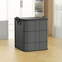 Clothes Storage Bags, Closet Organizers Storage Containers, Collapsible Storage Bins with Reinforced Handles, Sturdy Zippers, for Clothing, Blanket, Comforters 20x20x24in