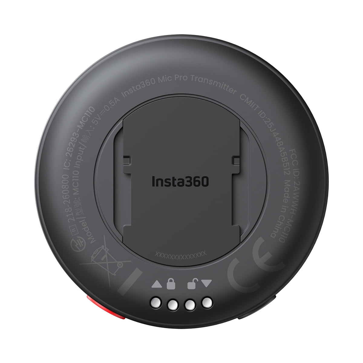 Insta360 Mic Pro 2.4GHz Clip-On Wireless Lavalier Microphone Transmitter