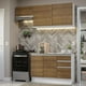 thumbnail image 2 of Cocina Integral Completa 180cm Glamy Madesa 09 - Blanco/Marrón, 2 of 5