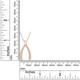thumbnail image 4 of AFFY Wishbone Pendant Necklace in 14K Rose Gold Over Sterling Silver, 4 of 5