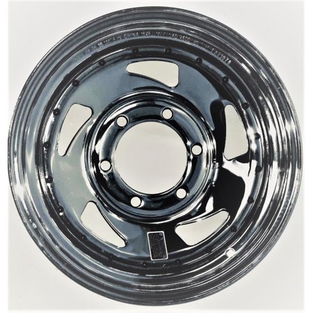 eCustomrim Trailer Rim Wheel JG 15X6 Directional Chrome 4.27 Center Bore 6 Lug 2600 Lb.