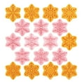 thumbnail image 5 of D-GROEE 9Pcs Christmas Cookie Cutter Plastic Snowflake Biscuit Mold 3D Mini Fondant Cookie Stampers DIY Christmas Party Molds, 5 of 8
