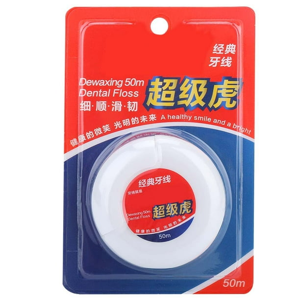 Oral Cleaning Tool,50m Dental Floss Mint Disposable Dental Floss Dental