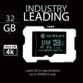 thumbnail image 4 of Amplim 32GB MicroSD Card, 4 Pack Micro SD Memory Plus Adapter, Extreme High Speed MicroSDHC Class 10 UHS-I U1 V10 TF, GoPro Hero, Raspberry Pi, Phone Galaxy, Camera Cam, Tablet, PC, 4 of 12