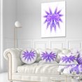thumbnail image 3 of Designart 12" x 20" Purple Polyester Throw Pillow, 3 of 5