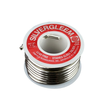 - Canfield Lead-Free Silvergleem solder, 1/2 Lb spool