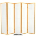 thumbnail image 6 of Red Lantern 6 ft. Tall Eudes Shoji Screen - Honey - 5 Panels, 6 of 6