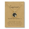 thumbnail image 1 of WREESH Chaîne de Pièces Dorée Jour et Nuit Collier des Douze Constellations Collier pour Couple, 1 of 1