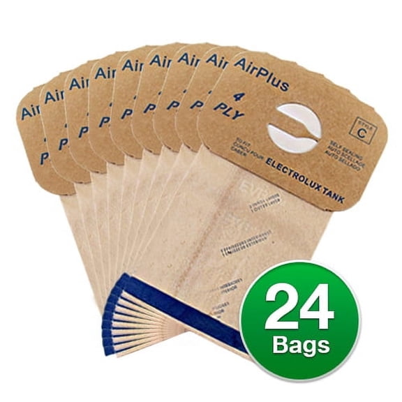 24 Electrolux Type C Canister Vacuum Bags