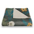 thumbnail image 3 of Creative Products Tropical Cheetah Green 50 x 60 Coral Fleece Blanket, 3 of 3