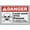 Warning Sign 4, variant on Danger Lead Work Area Poison Sign 8"x12", Aluminum Tin Warning Signs for Home Outdoor Garden, High Visibility Hazard Sign for Construction
