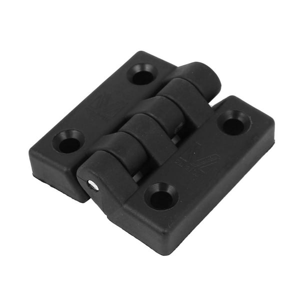 Uxcell 65mm x 65mm Black Plastic Reinforced Window Door Furniture Bearing Hinge