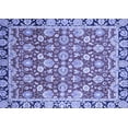 thumbnail image 1 of Ahgly Company Indoor Rectangle Oriental Blue Modern Area Rugs, 2' x 5', 1 of 4