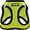 Lime Green Base, variant on Voyager Step-In Air Mesh Dog Harness by Best Pet Supplies