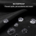 thumbnail image 3 of 8 Feet Pool Table Cover, Waterproof & Dustproof 420D Oxford Cloth Billiard Cover for 8FT Fitted(Black) -, 3 of 4
