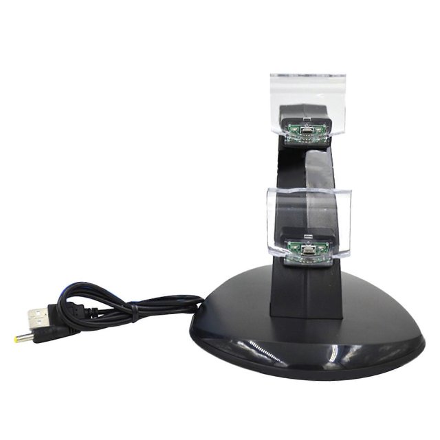 for PS4 Controller Charger Multiple Protection Dual Dock Station with Indicator Light for PS4 for PS4 Slim Controller