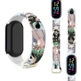 thumbnail image 3 of Pokémon Anime Original God Rock Jonglei Ray Yaekko reloj de pulsera para niños, reloj LED táctil impermeable, deportes, regalos de navidad, 3 of 4