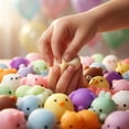 thumbnail image 5 of Bucket Set Squishies, Squishies Bucket Set, Fidget Toys Adults & Teens, Easter Basket Stuffers, Glitter Sensory Stress Ball Squeeze Toys for Stress Relief , 24PCS, 5 of 7