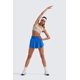 thumbnail image 3 of Shorts CRZ YOGA con Falda Superpuesta y Brillo Azul XS, 3 of 5