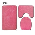 thumbnail image 4 of relayinert 3pack/lot Bathroom Rug Sets Easy To Install Waterproof Anti-slip Multi-functional Comfortable PJ210611-B004 1Set, 4 of 6