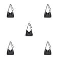 thumbnail image 3 of Qarigey Bolso bandolera duradero de PU para mujer para viajes y atracciones turísticas bolsos cruzados cómodos para mujer práctico negro 1 Type2 NO2, 3 of 6