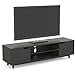 thumbnail image 3 of Tv Stand - 60"L Grey wood / Two Side doors & Two shelves, 3 of 4