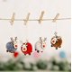 thumbnail image 3 of Vanproo - Juego de 12 colgantes de asta de alce de madera de fieltro de lana para decoración de árbol de Navidad, bonito adorno de ciervo para decoración de árbol de Navidad, decoración del hogar de Año Nuevo 2021 Zhivalor WMZL-2201, 3 of 8