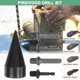 thumbnail image 5 of Uxcell 3 Pack Wood Splitter Drill Bit with Gloves 32mm + 42mm + 45mm+4 Handles for Farm, 5 of 6
