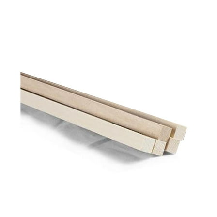 Midwest Products Basswood Strips 3/8 x 3/8 x 24"