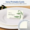 thumbnail image 3 of Avery Printable Tent Cards, 2-1/16" x 3.75", Matte Ivory, 40ct, 3 of 11