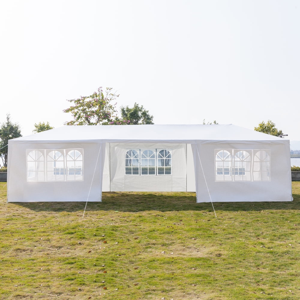 Lowestbest 10'x30' Outdoor Gazebo Party Wedding Tent with 8 Sidewalls and Steel Tube Lowestbest 10'x30' Outdoor Gazebo Party Wedding Tent with 8 Sidewalls and Steel Tube