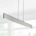 thumbnail image 5 of JONATHAN Y Draper 40" Dimmable Adjustable Integrated LED Metal Linear Pendant, Brushed Aluminum, 5 of 7