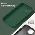 thumbnail image 2 of HSHDLDF iPhone 14 Case Phone Case iPhone 14 Slim Silicone Soft Rubber Gel Shockproof Protective Hard Bumper Drop Protection Girls Women Boys Men Cute iPhone 14 Cover Dark Green Des, 2 of 7