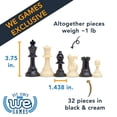 thumbnail image 3 of WE Games Travel Tournament Chess Set - 20 in. Green Silicone Board, 3 of 9