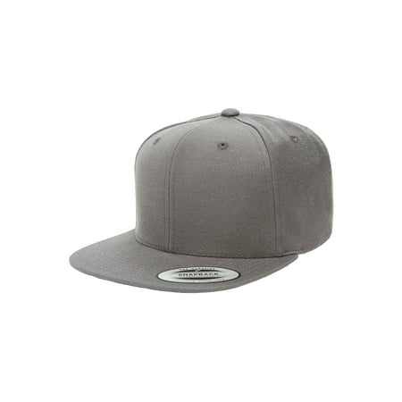 Classic Visor - Yupoong 6-Panel Structured Flat Visor Classic Snapback, Style 6089M