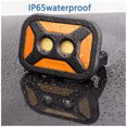 thumbnail image 4 of Soidarity COB Spotlight portátil 10W potencia recargable USB LED luz de trabajo colgante 180 grados ajustable emergencia antorcha al aire libre Ropa Deportiva, Zapatos Amarillo, 4 of 6